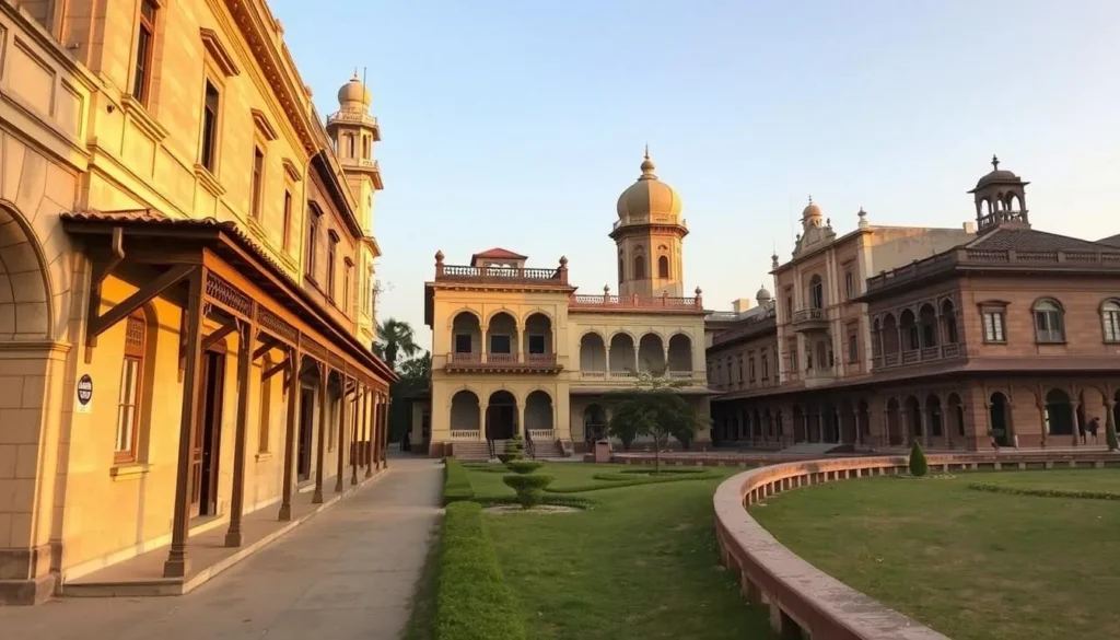 Historic Rawalpindi Heritage Trail showing colonial architecture and cultural landmarks