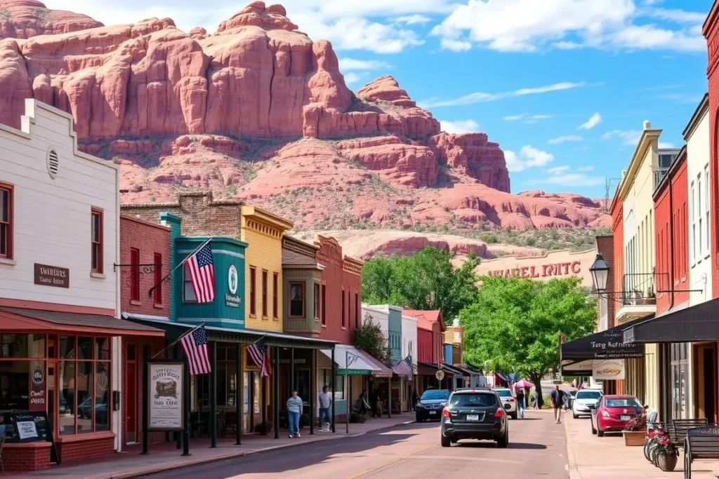 Historic buildings in downtown Kanab, Utah near Coral Pink Sand Dunes State Park Historic buildings in downtown Kanab, Utah near Coral Pink Sand Dunes State Park