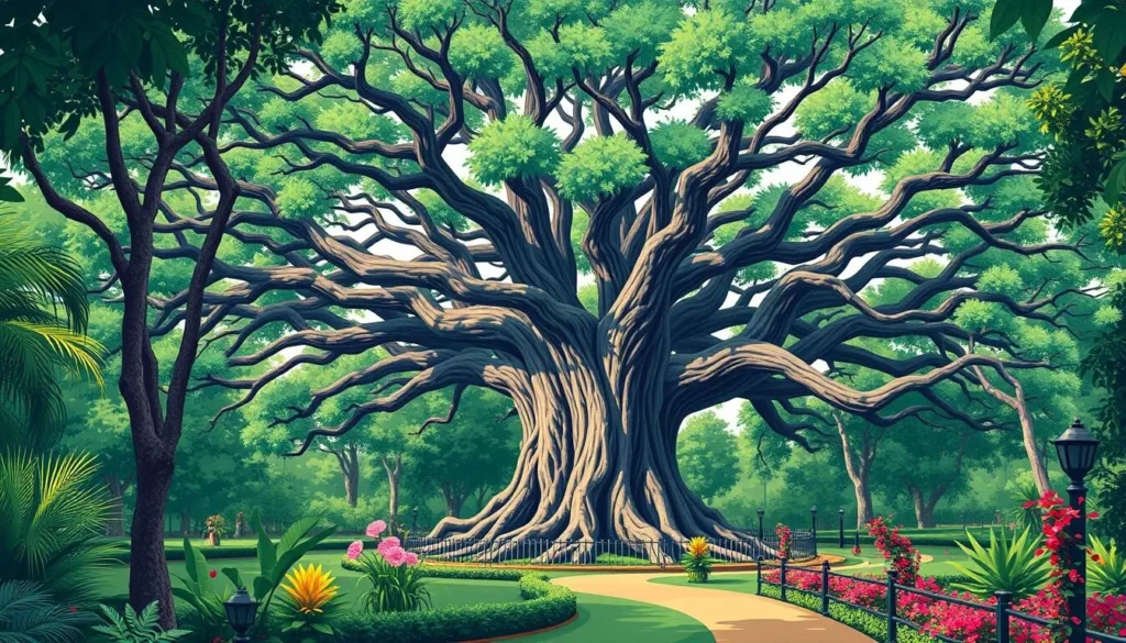 Image of Acharya Jagadish Chandra Bose Botanical Garden with the Great Banyan Tree