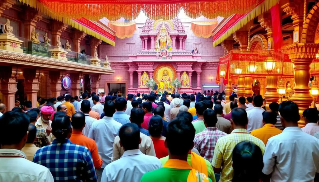 Image of Akkalkot Swami Samarth Temple with devotees