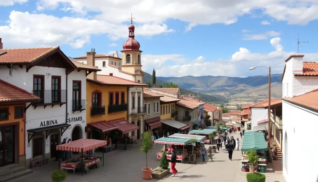 Image of Albina's border town