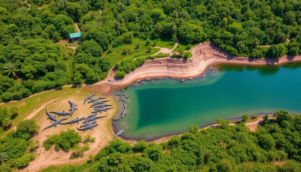 Image of Amaravathi Dam and Crocodile Farm