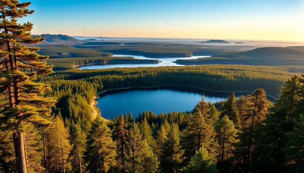 Image of Aukštaitija National Park's scenic landscape