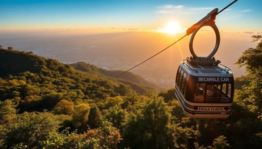 Image of Avila Hill with the Caracas Cable Car