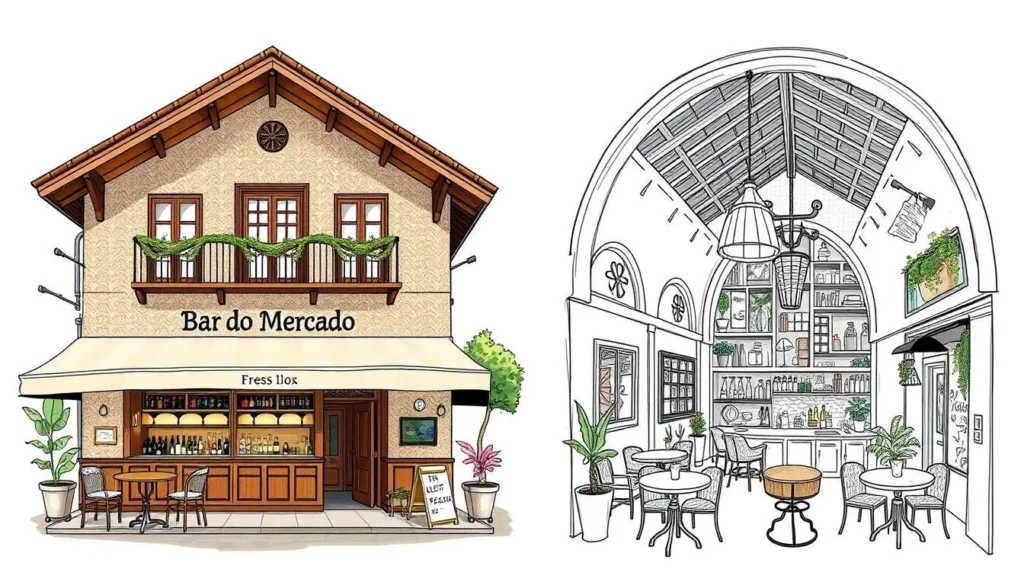 Image of Bar Do Mercado's exterior or interior
