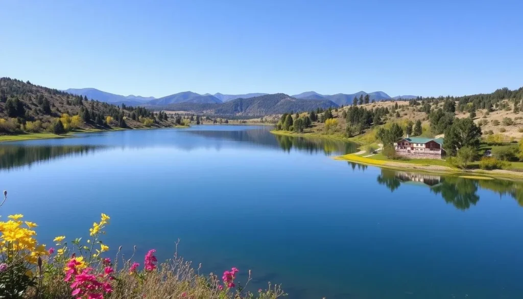 Image of Barr Lake State Park with a serene lake and surrounding landscape Image of Barr Lake State Park with a serene lake and surrounding landscape