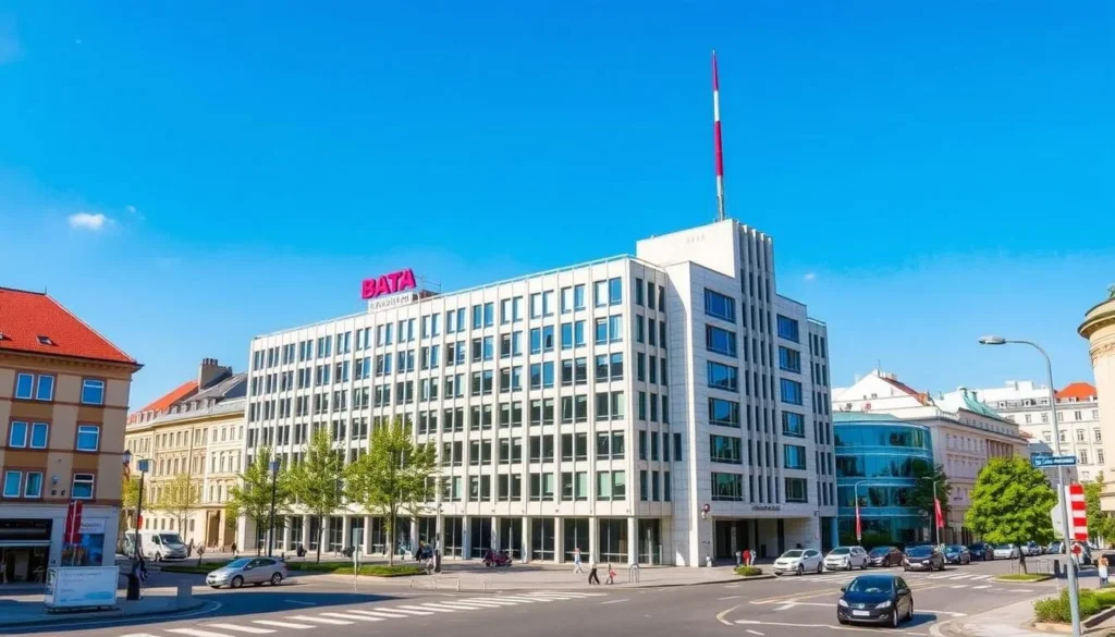 Image of Bata building in Zlin