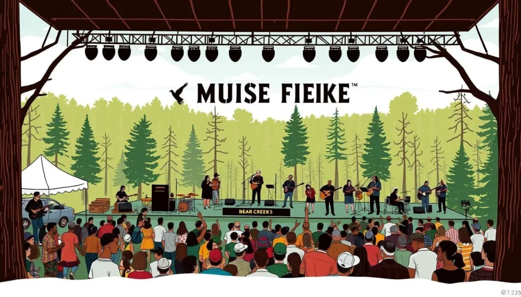 Image of Bear Creek Folk Music Festival at Muskoseepi Park