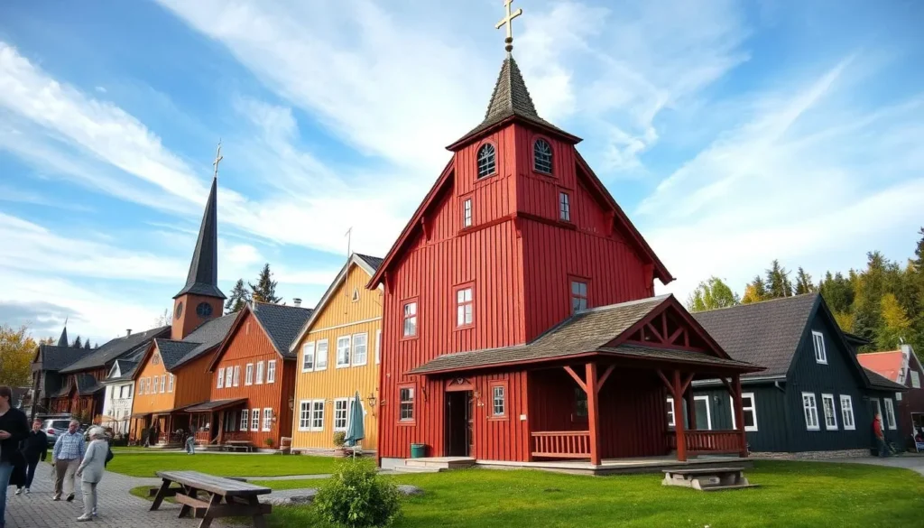 Image of Bonnstan Church Town in Skellefteå