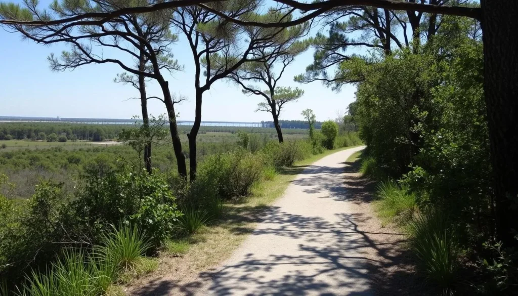 Image of Carolina Beach State Park trails