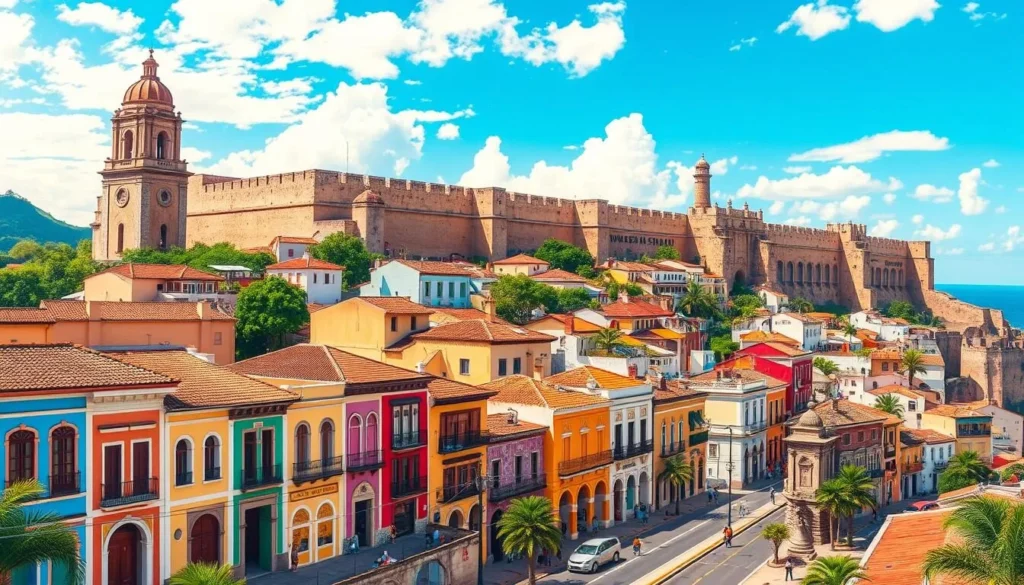 Image of Cartagena's walled city