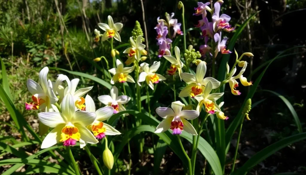Image of Čertoryje Nature Reserve with diverse orchids in bloom