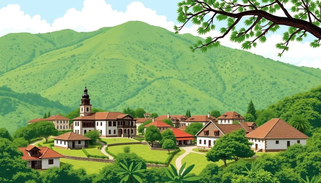 Image of Colonia Tovar, a charming German settlement in the mountains near Maracay