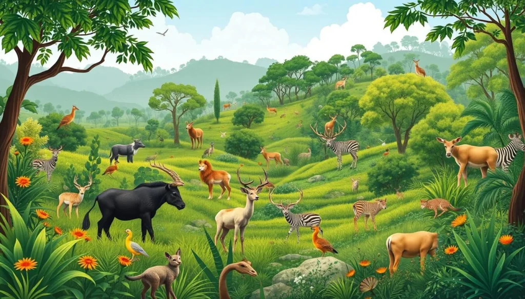 Image of Dalma Wildlife Sanctuary with diverse wildlife and lush greenery