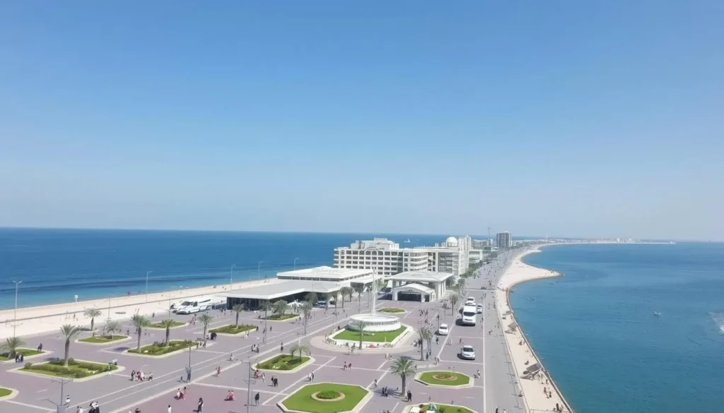 Image of Dammam Corniche waterfront promenade