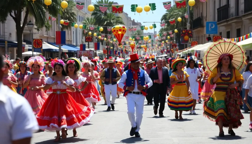 Image of Desfile de Llamadas parade in Montevideo, Uruguay