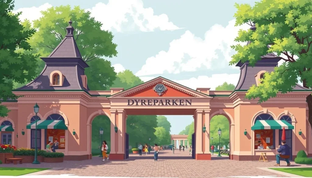 Image of Dyreparken's main entrance