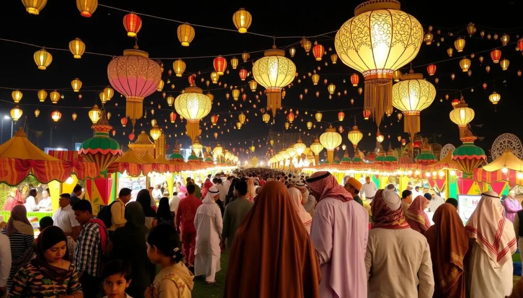 Image of Eid Al-Fitr celebrations in Riyadh, Saudi Arabia
