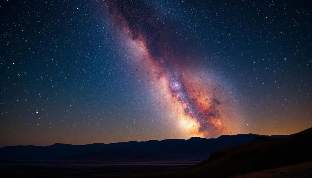 Image of Elqui Valley night sky with the Milky Way