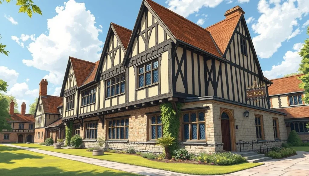 Image of Enfield Grammar School's Tudor Old Hall Image of Enfield Grammar School's Tudor Old Hall