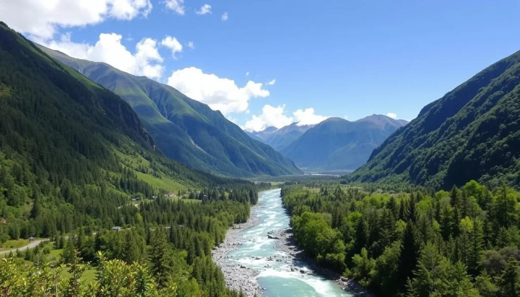 Image of Futaleufu, Chile, showcasing its stunning natural scenery
