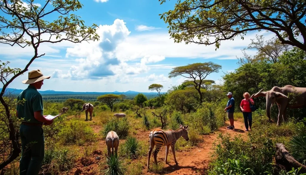 Image of Galibi Nature Reserve with conservation efforts in action