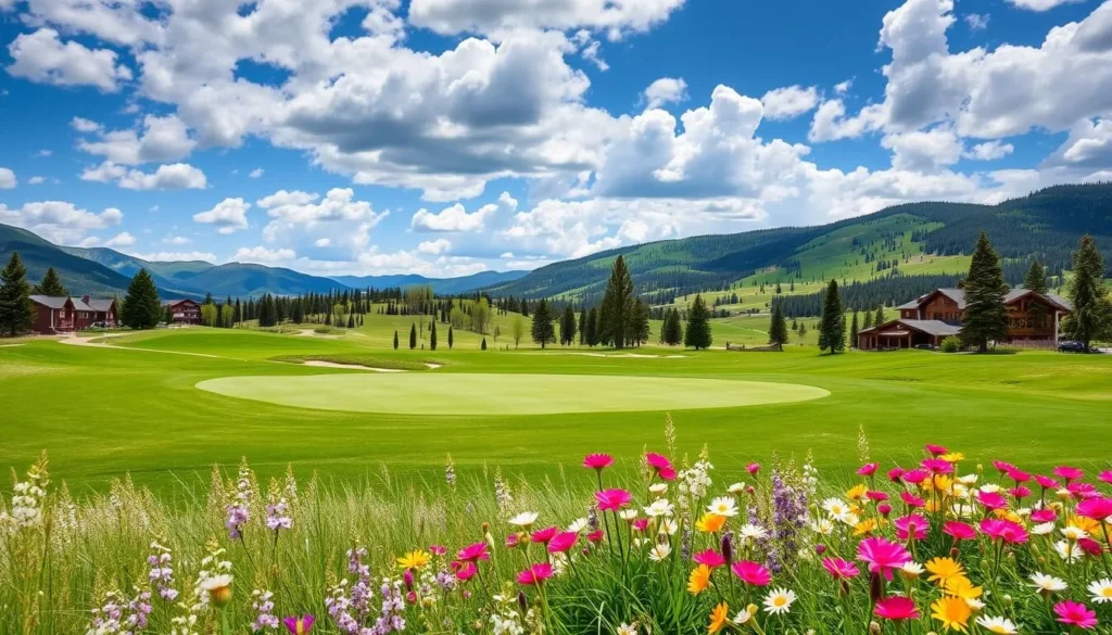 Image of Grand Elk Golf Course in Granby during spring