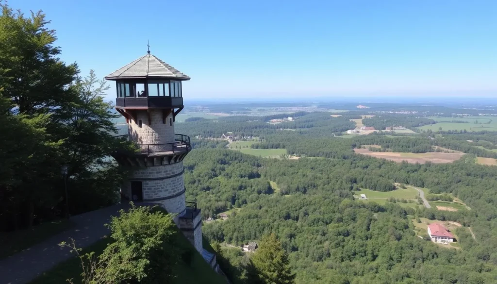 Image of Háj Lookout Tower near Sumperk, Czechia