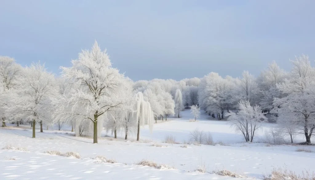 Image of Holsby National Park snow-covered landscape