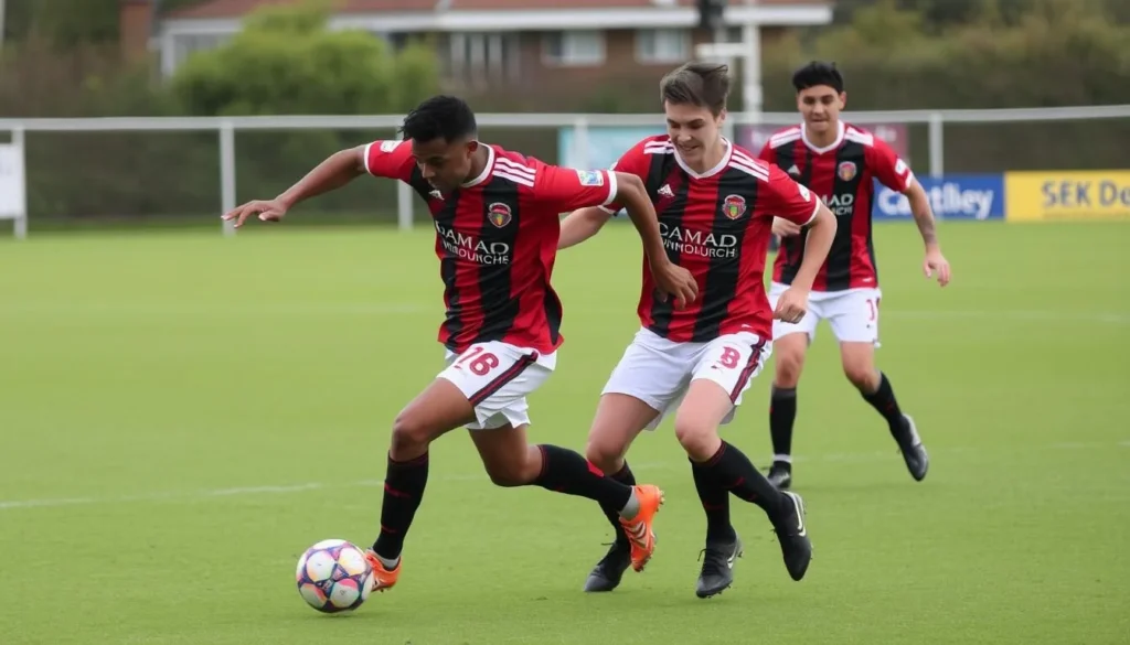 Image of Hornchurch Football Club players in action