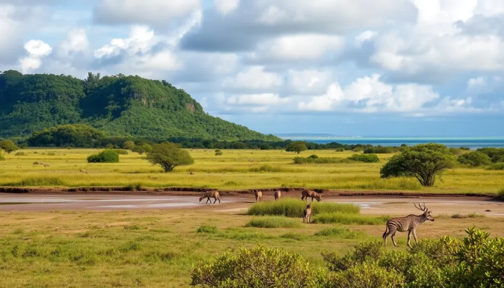 Image of Ilha de Anhatomirim with a mix of landscape and wildlife