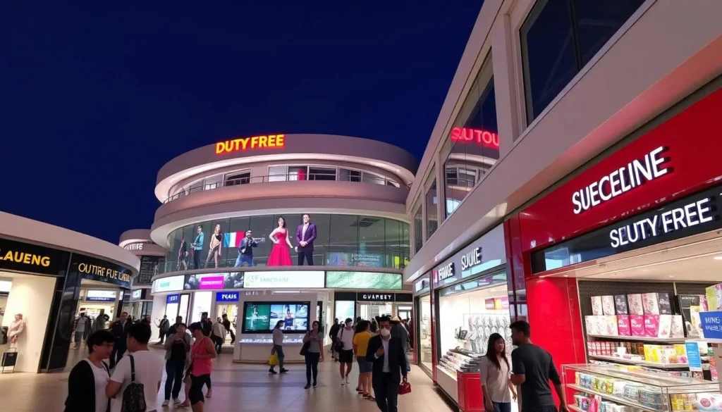 Image of Iquique's duty-free shopping zone