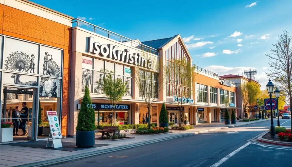 Image of IsoKristiina Shopping Center exterior
