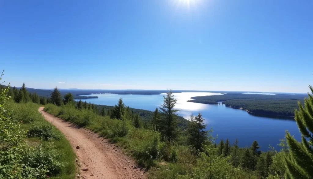 Image of John Bauer Hiking Trail along Lake Vättern