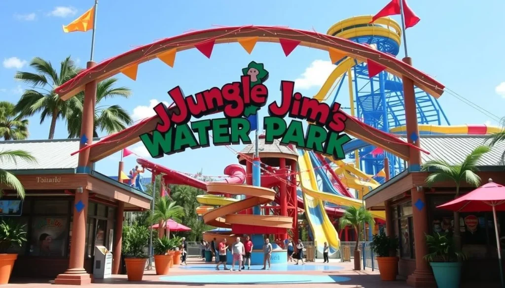 Image of Jungle Jim's Water Park main entrance