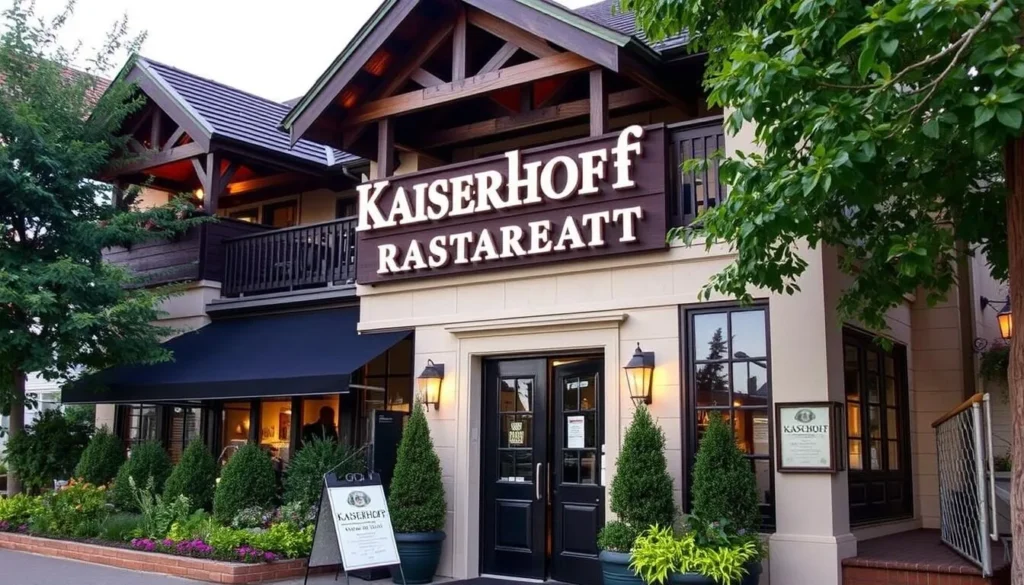 Image of Kaiserhoff Restaurant exterior