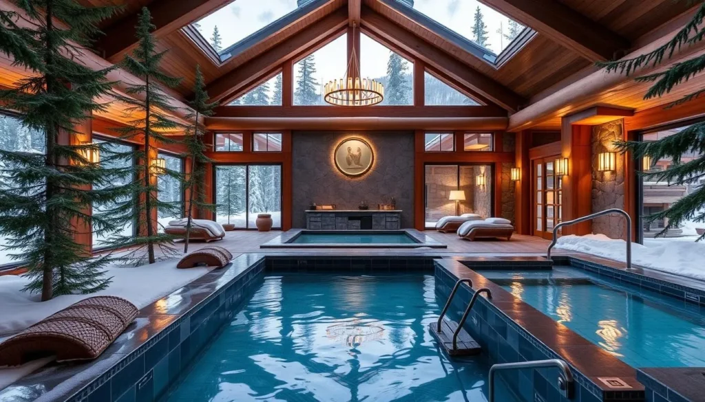 Image of Kananaskis Nordic Spa with serene surroundings and luxurious amenities
