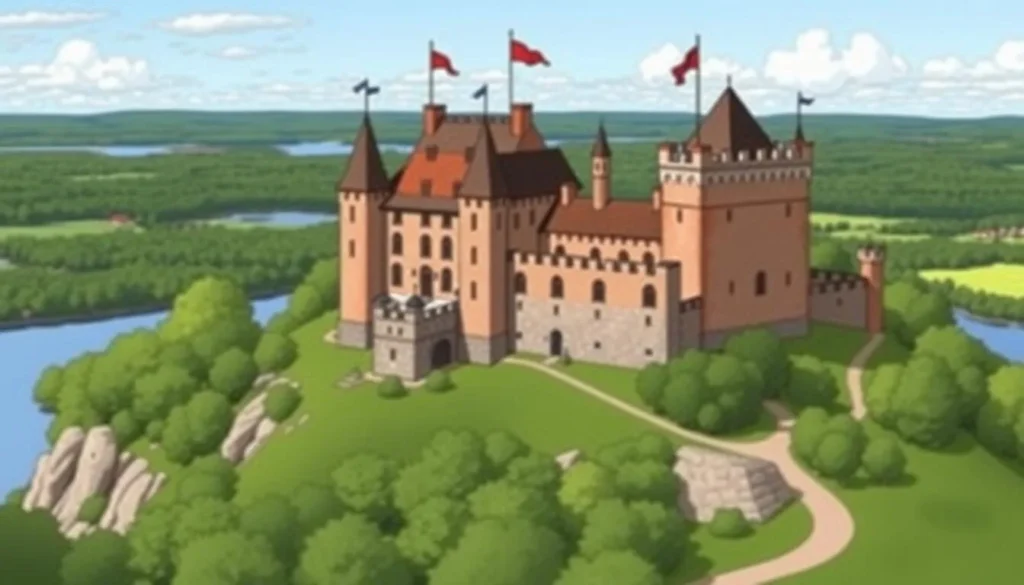 Image of Kastelholm Castle, a medieval fortress on the Åland Islands