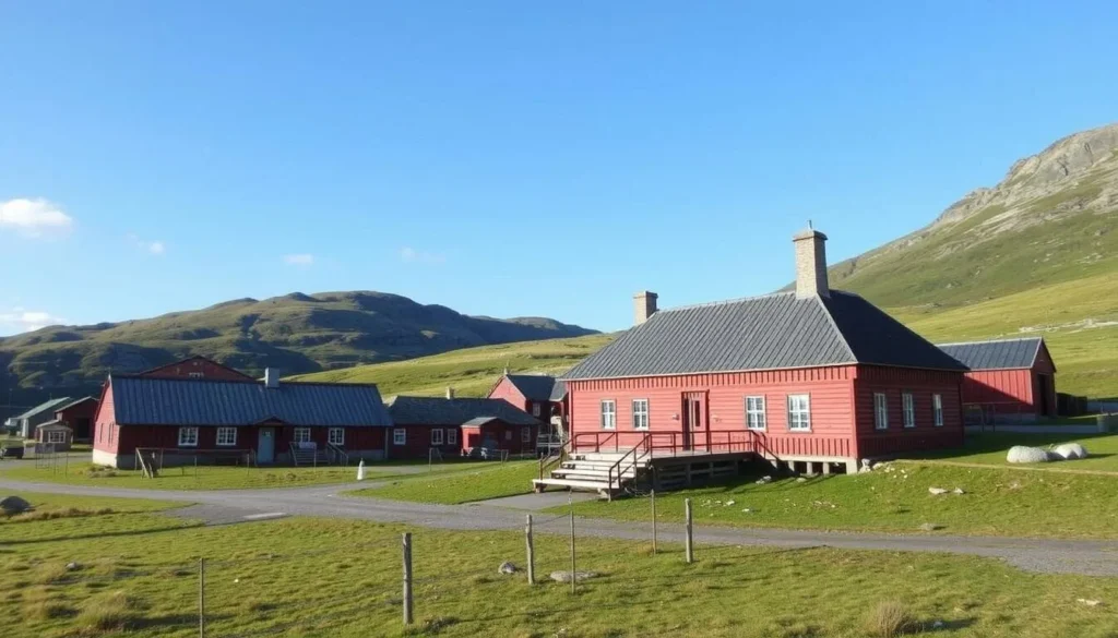 Image of Kjerringøy Trading Post in Bodo, Norway
