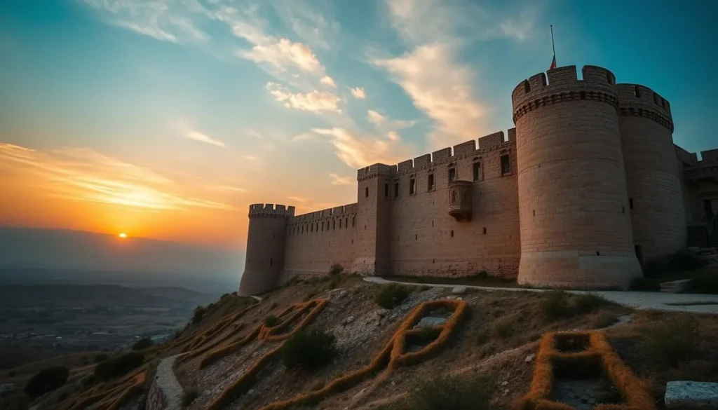 Image of Krak des Chevaliers, a Crusader castle near Lattakia