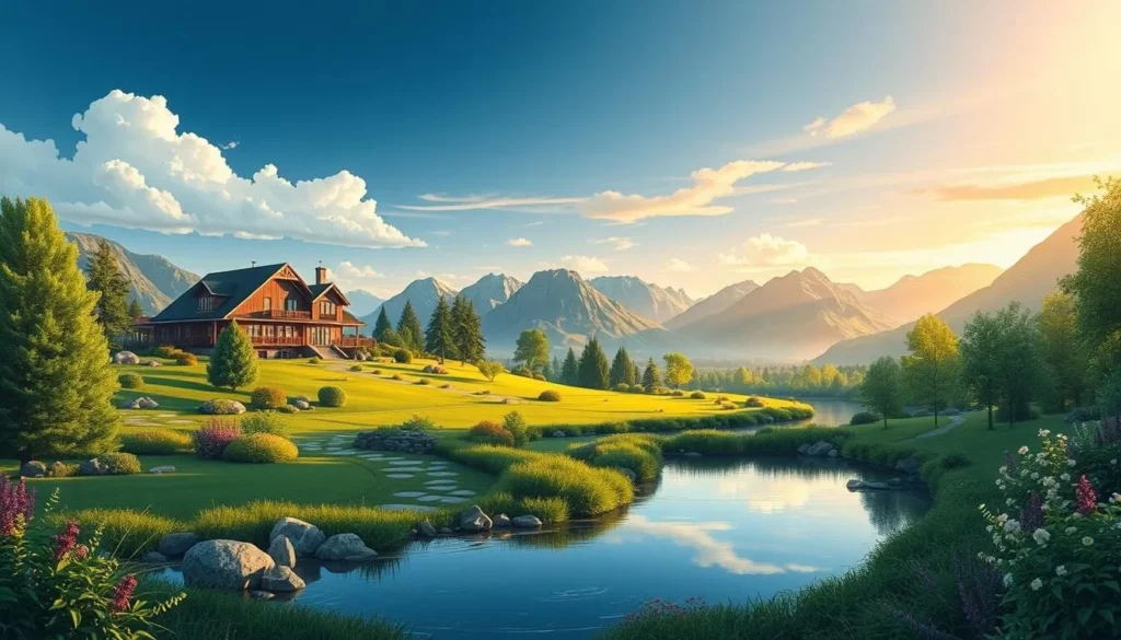 Image of Kronen Gaard Hotel's serene surroundings