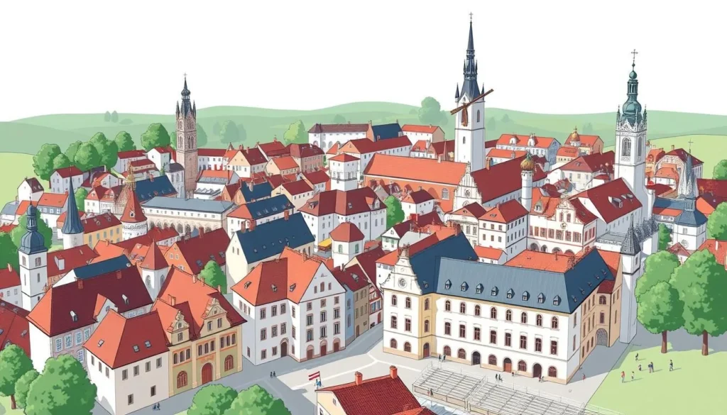 Image of Kutná Hora's historic city center