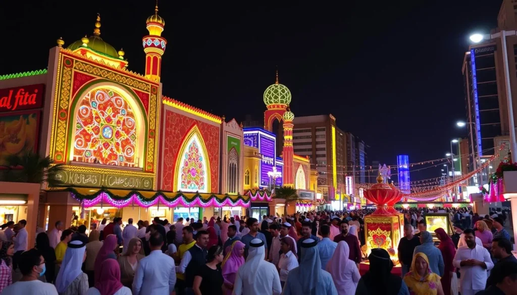 Image of Kuwait City during Eid al-Fitr celebrations