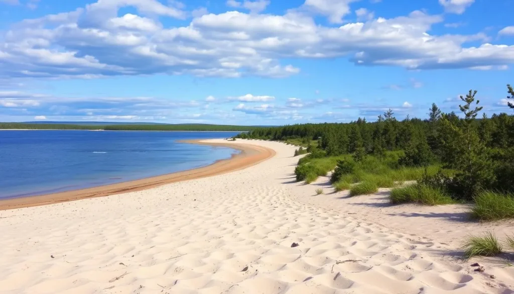 Image of Lake Livojärvi sandy shores