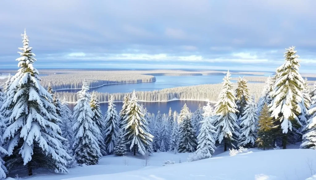 Image of Lappeenranta's snow-covered landscape