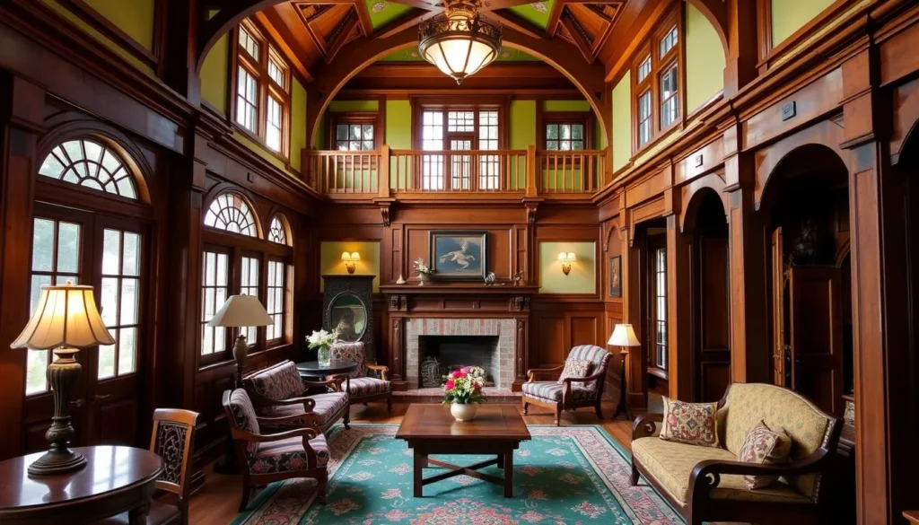 Image of Little Holland House's Arts and Crafts interior