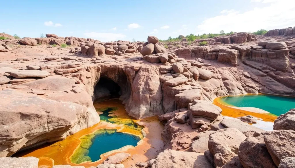 Image of Los Cañones de Choroni's dramatic rock formations and natural pools