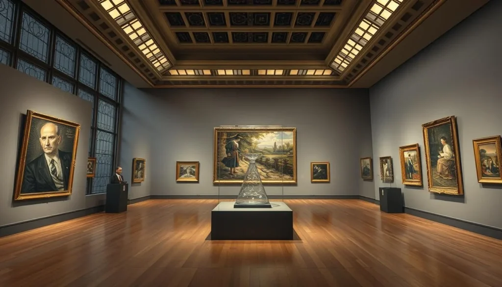 Image of M.K. Čiurlionis' artwork or the museum's interior