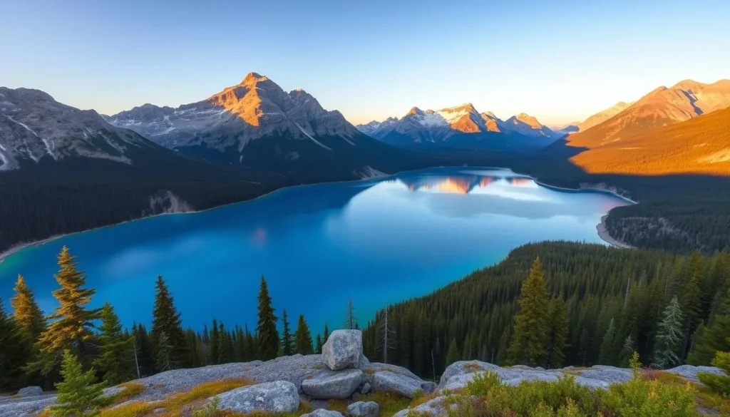 Image of Maligne Lake in Jasper National Park
