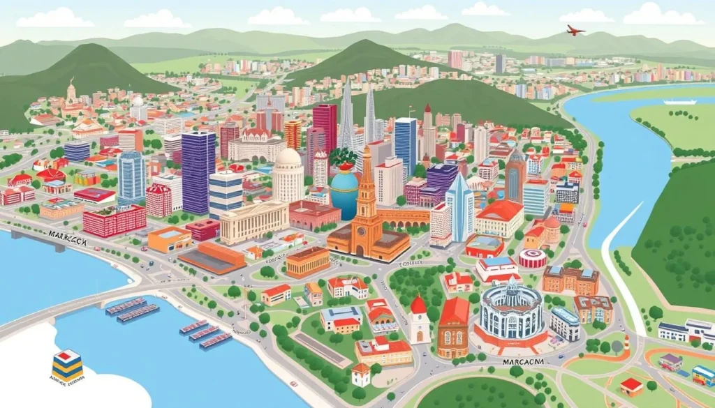 Image of Maracay cityscape or a map